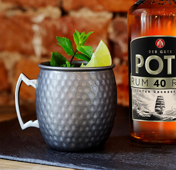 Spicy Mule mit Pott Rum