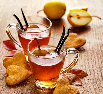 Earl Grey Birnenpunsch mit Pott Rum